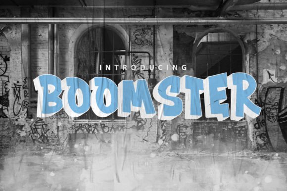 Boomster: Bold Graffiti Font for Design