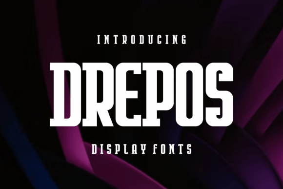 Drepos: Strategic Typography for Modern Visual Communication