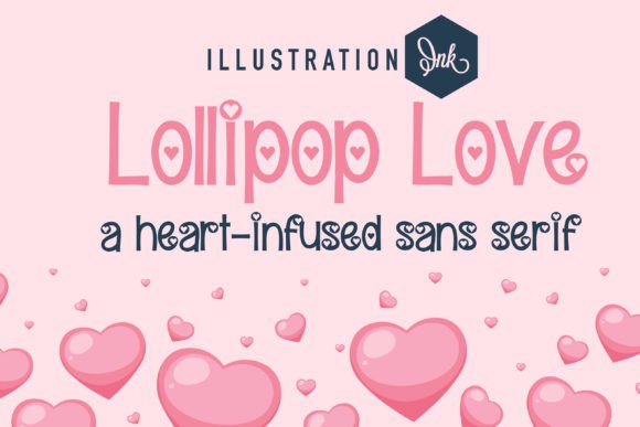 Lollipop Love: Crafting Joy Through Distinctive Typography