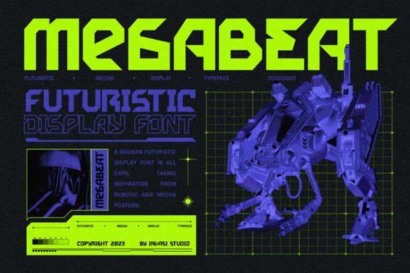 Megabeat: Reviving Retro-Futurism Through Robotic Typography