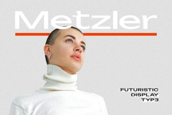 Metzler: Bold Futuristic Display Font