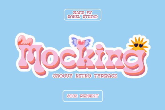 Mocking Font: A Playful Retro Typeface for Modern Design Projects