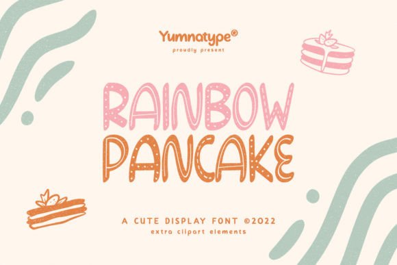 Rainbow Pancake: Fun & Readable Font