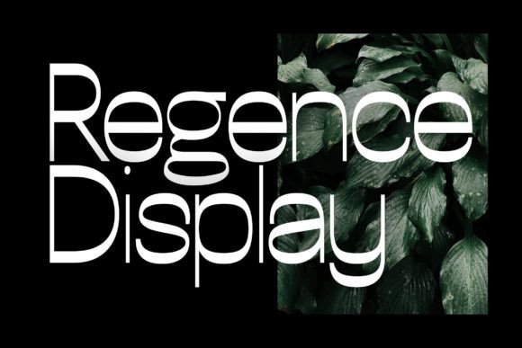 Regence: Elevating Visual Identity with a Stunning Display Font