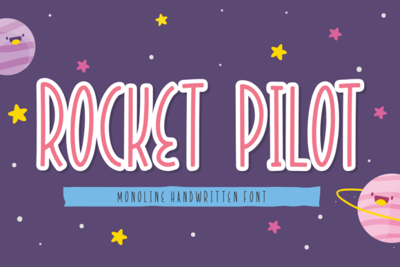 Rocket Pilot: Bold Retro Font for Design