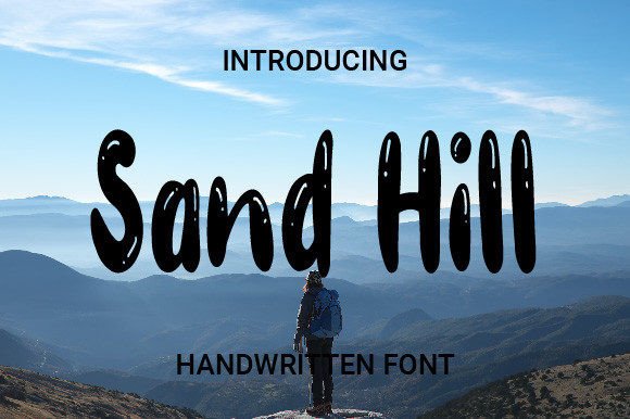 Sand Hill: The Textured Handwriting Font for Modern Design