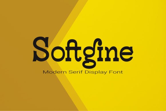 Softgine: Elevating Brand Identity with a Modern Display Serif