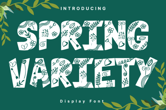Spring Variety: Elevating Design with Whimsical Handwritten Typography