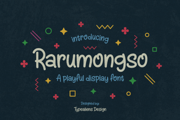 Unlocking Playful Branding: A Deep Dive into the Rarumongso Typeface