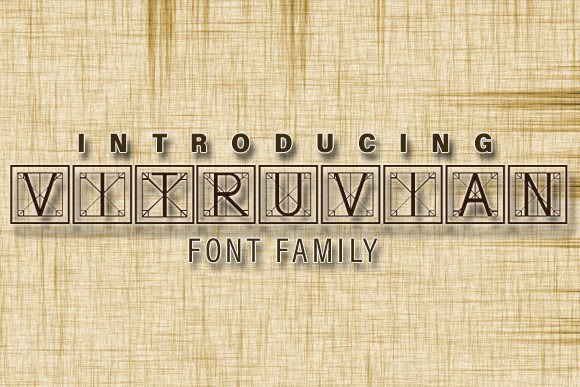 Vitruvian: Vintage Charm for Bold Designs